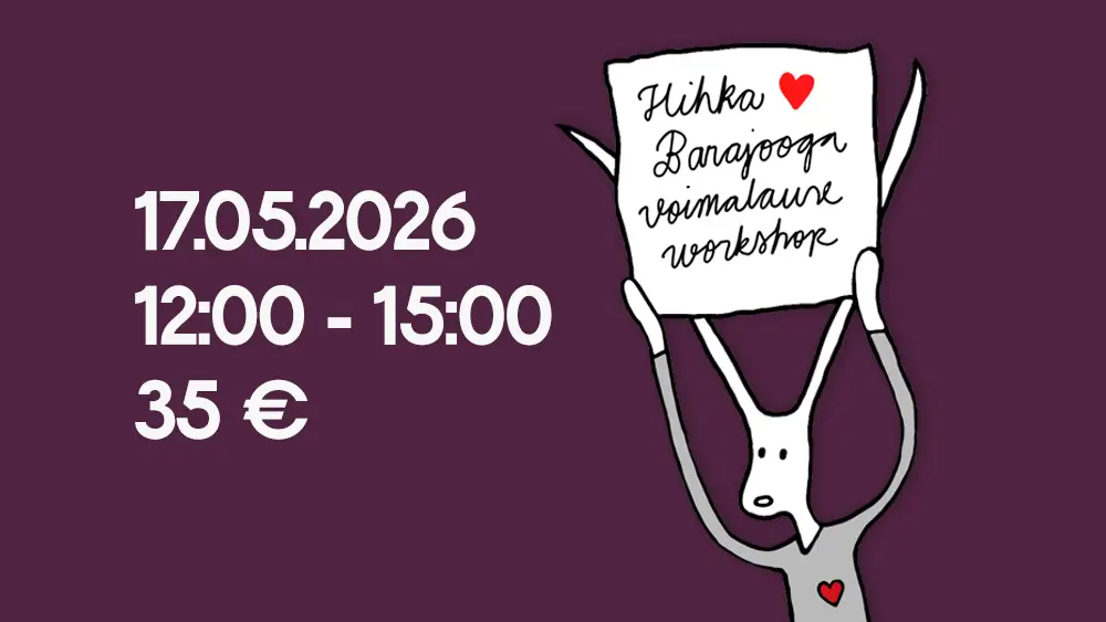 Voimalause & jooga workshop barajoogassa