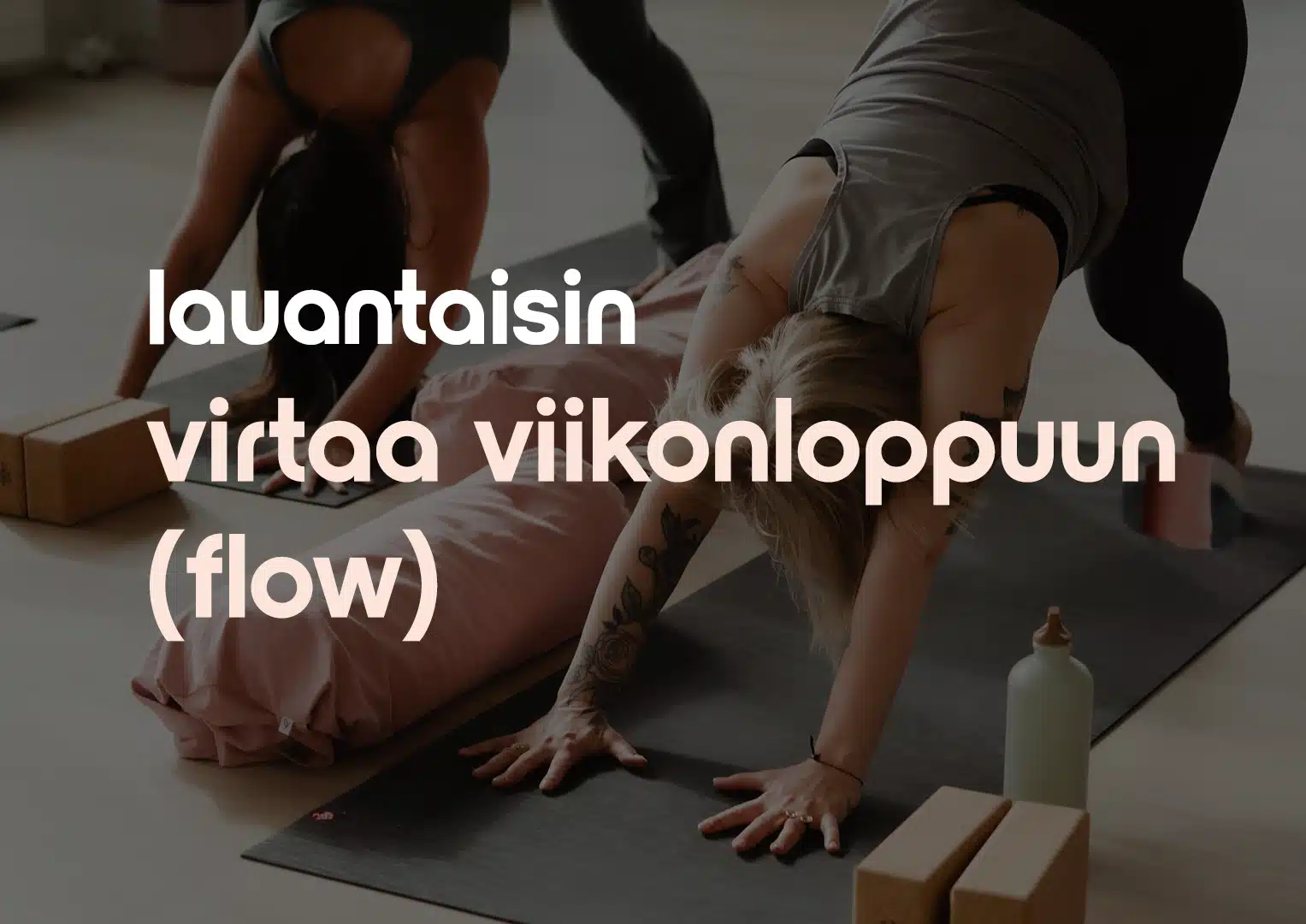 Virtaa viikonloppuun joogatunti barajoogassa.