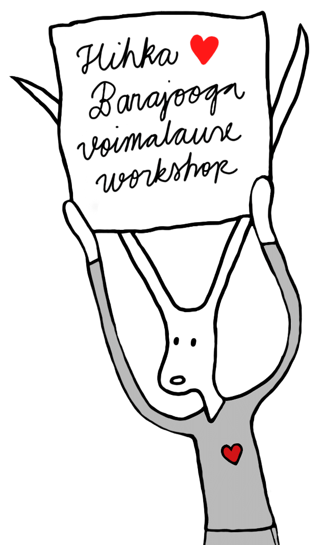 Voimalause & jooga workshop barajoogassa